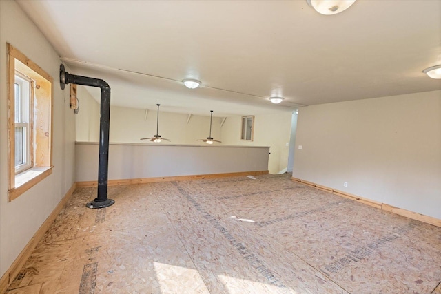 11556 Blackwood Rd, Floodwood Twp, MN 55736 - below grade area with baseboards
