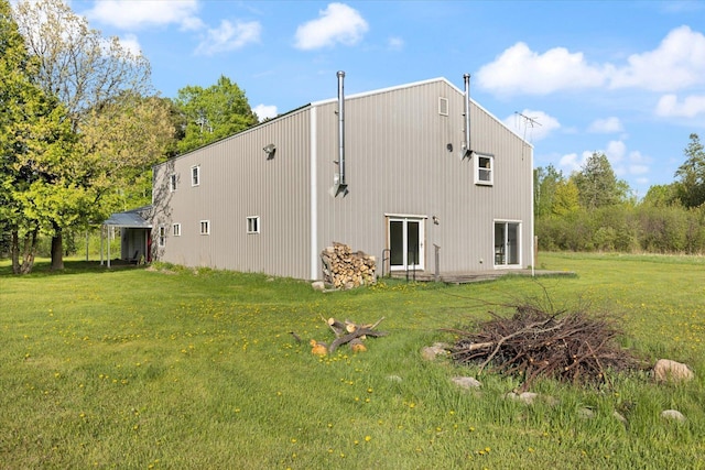 11556 Blackwood Rd, Floodwood Twp, MN 55736 - view of home's exterior featuring a yard