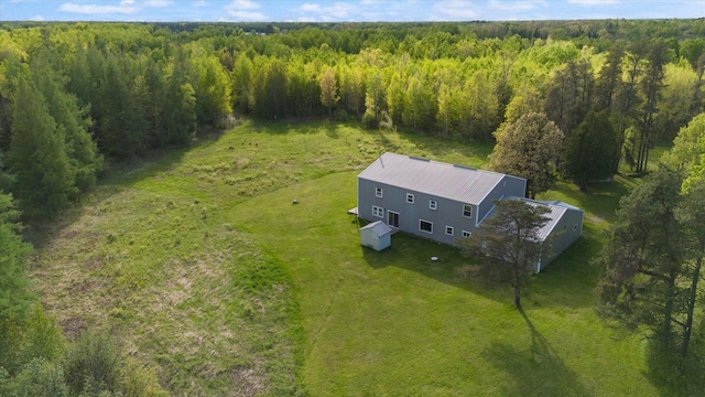 11556 Blackwood Rd, Floodwood Twp, MN 55736 - aerial view of property and surrounding area with a forest