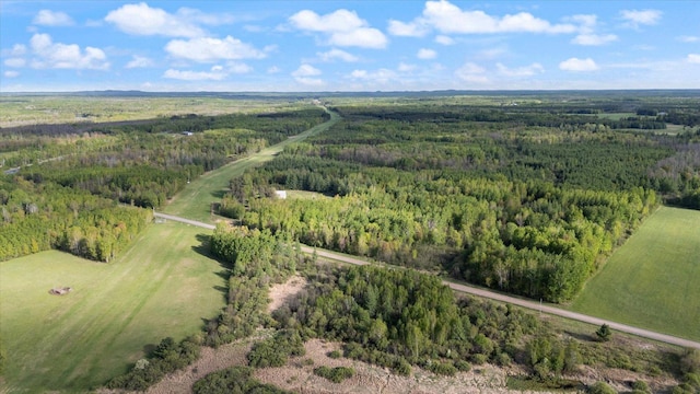11556 Blackwood Rd, Floodwood Twp, MN 55736 - aerial view of property and surrounding area with a heavily wooded area