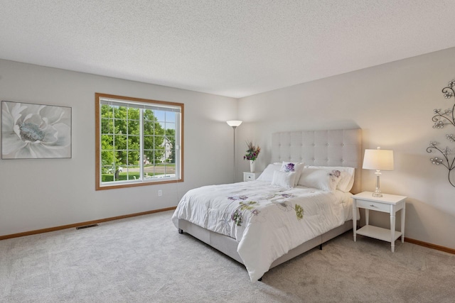 1848 111th Ave NE, Blaine, MN 55449 - bedroom featuring carpet floors, a textured ceiling, and baseboards