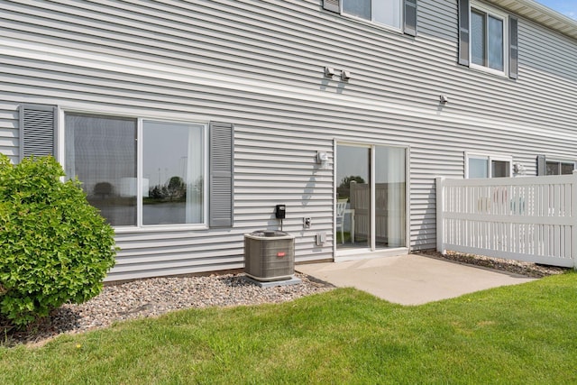 1848 111th Ave NE, Blaine, MN 55449 - back of house featuring cooling unit