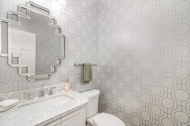 8167 Galway Cir, Woodbury, MN 55125 - half bathroom with toilet and vanity