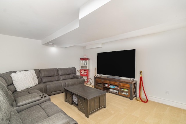 8167 Galway Cir, Woodbury, MN 55125 - living area with light carpet and baseboards