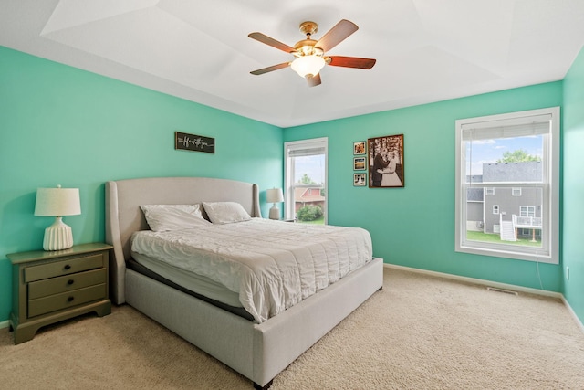 11230 68th St NE, Albertville, MN 55301 - bedroom featuring carpet floors and ceiling fan