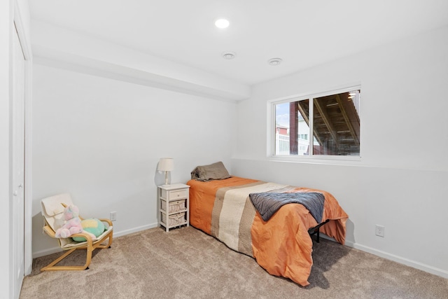 11230 68th St NE, Albertville, MN 55301 - carpeted bedroom with baseboards and recessed lighting