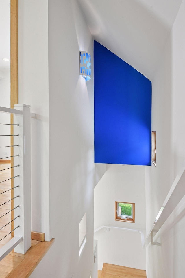 303 77th St, Chanhassen, MN 55317 - stairway with wood finished floors