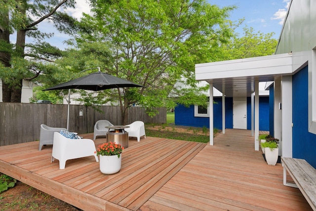 303 77th St, Chanhassen, MN 55317 - view of wooden terrace