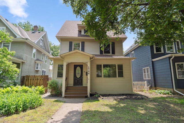 1744 Marshall Ave, Saint Paul, MN 55104 - american foursquare style home with a shingled roof
