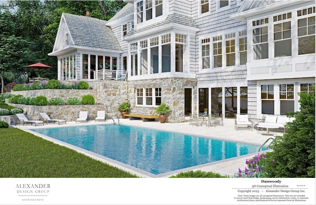 2475 Dunwoody Ave, Orono, MN 55391 - swimming pool featuring a patio