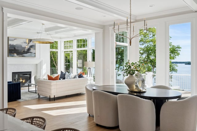 2475 Dunwoody Ave, Orono, MN 55391 - sunroom / solarium featuring beam ceiling