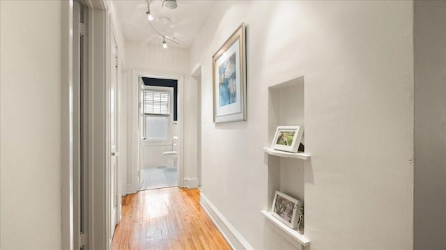 3400 List Pl Unit 1, Minneapolis, MN 55416 - hallway with light wood-type flooring and baseboards