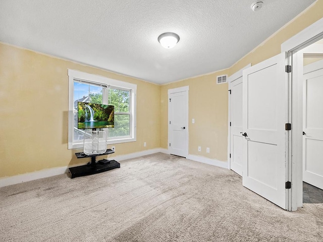 2727 3rd St, Minneapolis, MN 55411 - unfurnished bedroom featuring a textured ceiling and carpet floors
