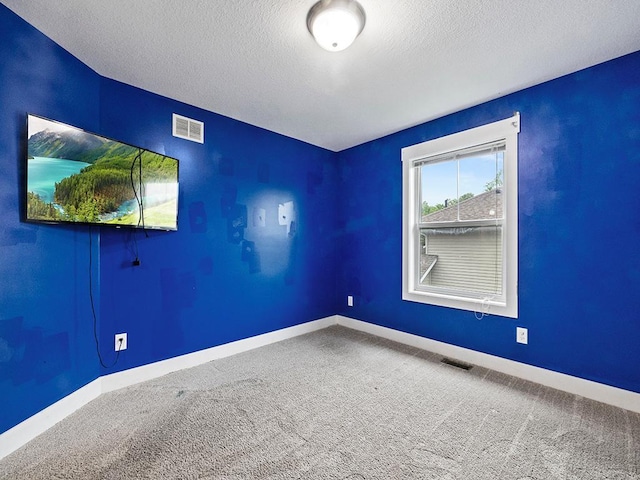 2727 3rd St, Minneapolis, MN 55411 - spare room featuring carpet flooring and a textured ceiling