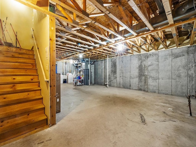 2727 3rd St, Minneapolis, MN 55411 - unfinished below grade area with stairs