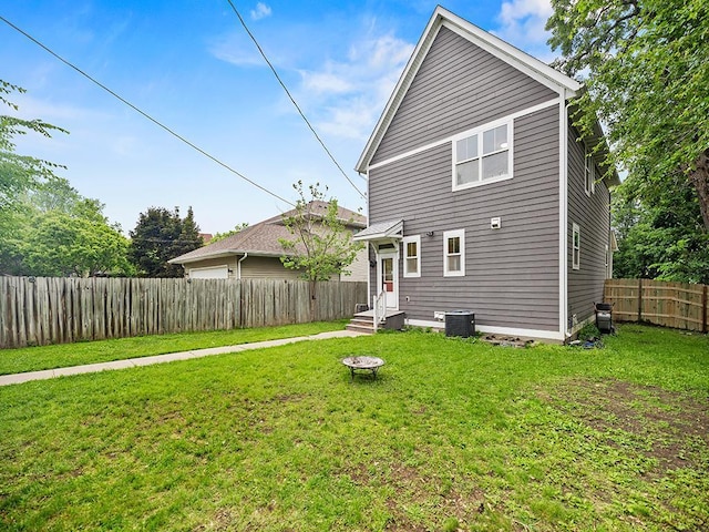 2727 3rd St, Minneapolis, MN 55411 - back of house with a fenced backyard