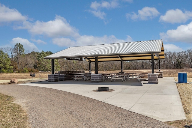 10267 Ferry Point Pl NW, Watab Twp, MN 56367 - view of community with a gazebo