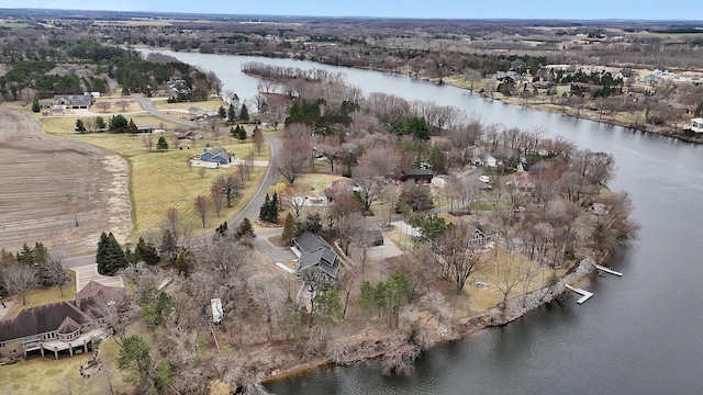 10267 Ferry Point Pl NW, Watab Twp, MN 56367 - aerial overview of property's location with a large body of water