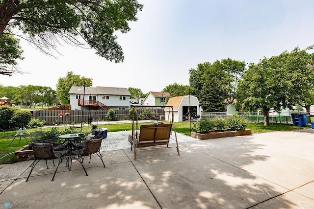 1727 33rd St S, Moorhead, MN 56560 - fenced backyard with a patio
