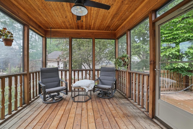 4848 Ewing Ave S, Minneapolis, MN 55410 - sunroom / solarium featuring a ceiling fan