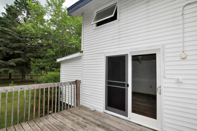 24892 277th Ave, Akeley Twp, MN 56467 - view of deck