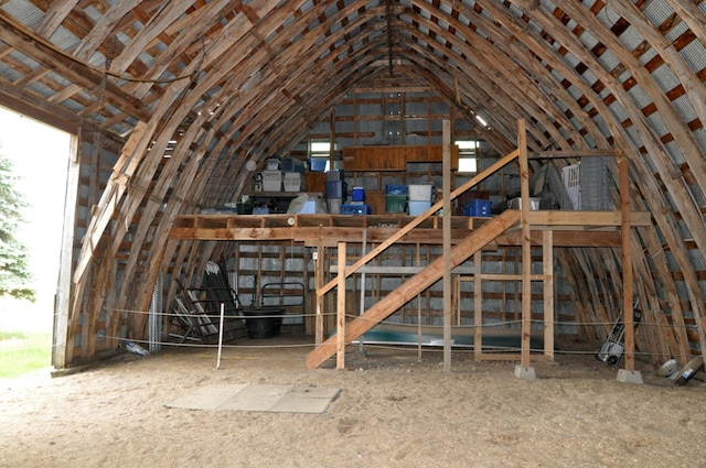 24892 277th Ave, Akeley Twp, MN 56467 - misc room featuring lofted ceiling