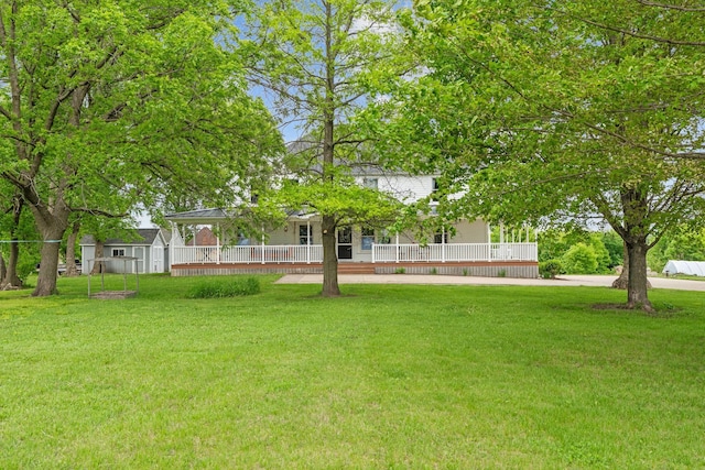 27151 Aberdeen Ave, New Prague, MN 56071 - view of green lawn featuring covered porch