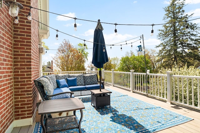 2525 2nd St, Duluth, MN 55812 - view of patio / terrace featuring an outdoor hangout area and a deck