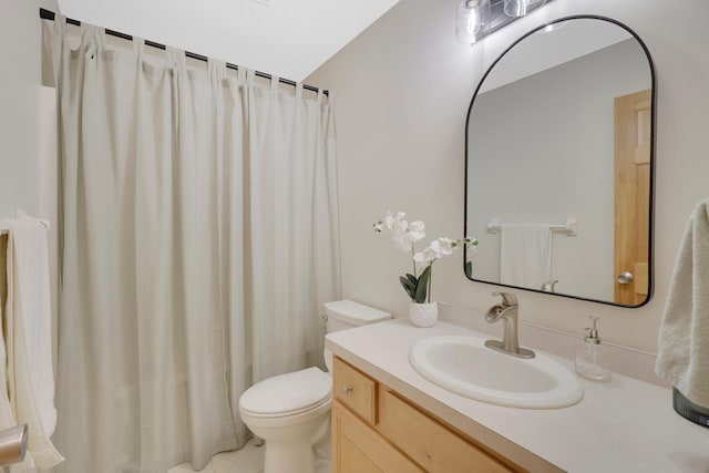 14925 Hillside Trl, Savage, MN 55378 - bathroom with toilet, vanity, and tile patterned flooring