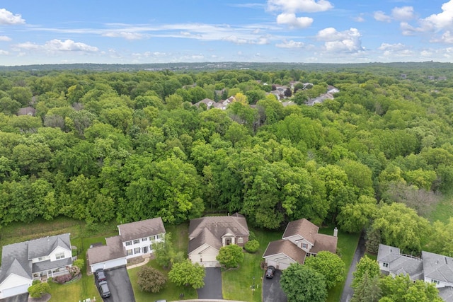 14925 Hillside Trl, Savage, MN 55378 - aerial view of residential area with a forest