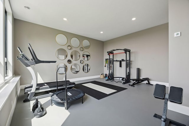 6297 Yuma Ln N, Maple Grove, MN 55311 - exercise area with recessed lighting
