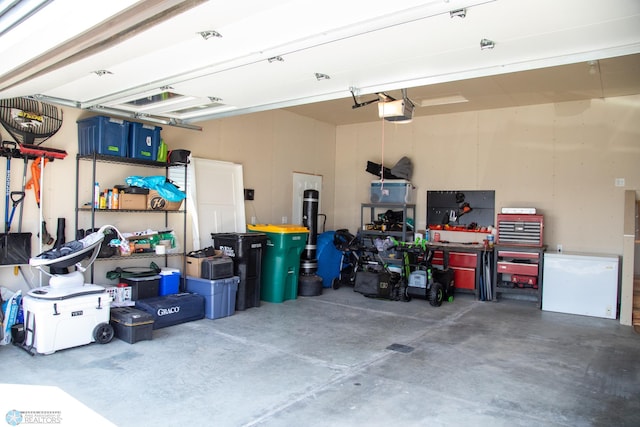 2700 14th St W, West Fargo, ND 58078 - garage featuring a garage door opener