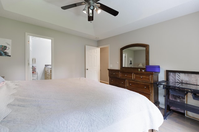 1712 Levee Ave, Anoka, MN 55303 - bedroom featuring wood finished floors and a ceiling fan