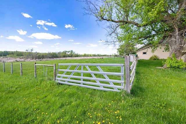 44655 Red Oak Rd, Staples, MN 56479 - gate featuring a view of rural / pastoral area