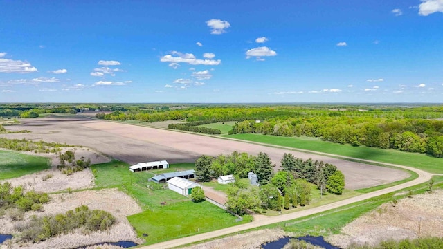 44655 Red Oak Rd, Staples, MN 56479 - bird's eye view of a heavily wooded area