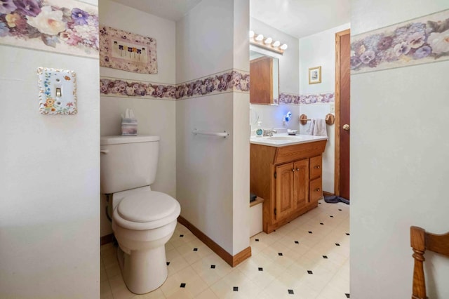 44655 Red Oak Rd, Staples, MN 56479 - bathroom with toilet and vanity