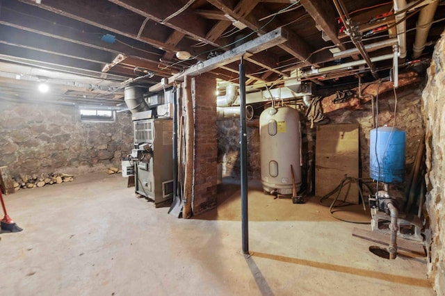 44655 Red Oak Rd, Staples, MN 56479 - below grade area with water heater and heating unit