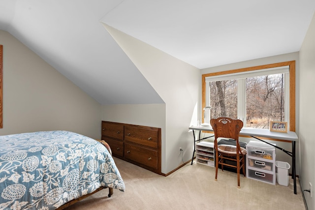 19260 81st Pl N, Maple Grove, MN 55311 - bedroom featuring vaulted ceiling, carpet floors, and baseboards