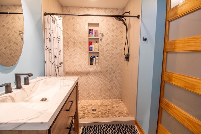 27668 Crappie Trl, Sverdrup Twp, MN 56586 - full bath featuring tiled shower and vanity