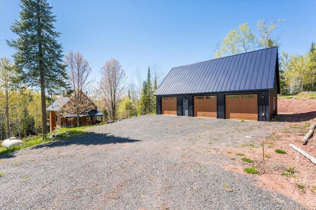 2331 Wilderness Rd, Lakeside Twp, WI 54864 - view of detached garage