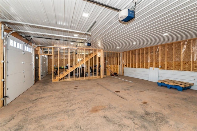 2331 Wilderness Rd, Lakeside Twp, WI 54864 - garage with a garage door opener