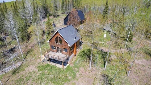 2331 Wilderness Rd, Lakeside Twp, WI 54864 - view from above of property featuring a forest