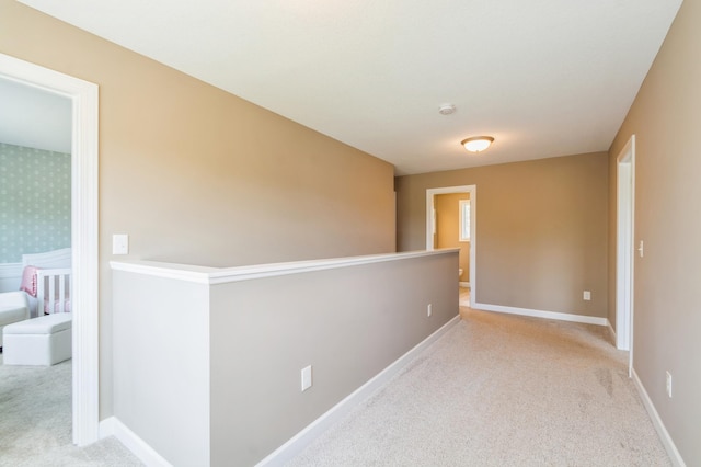 13284 288th Ave NW, Zimmerman, MN 55398 - corridor featuring carpet flooring, an upstairs landing, and baseboards