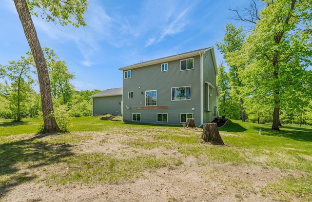 13284 288th Ave NW, Zimmerman, MN 55398 - back of property featuring a yard
