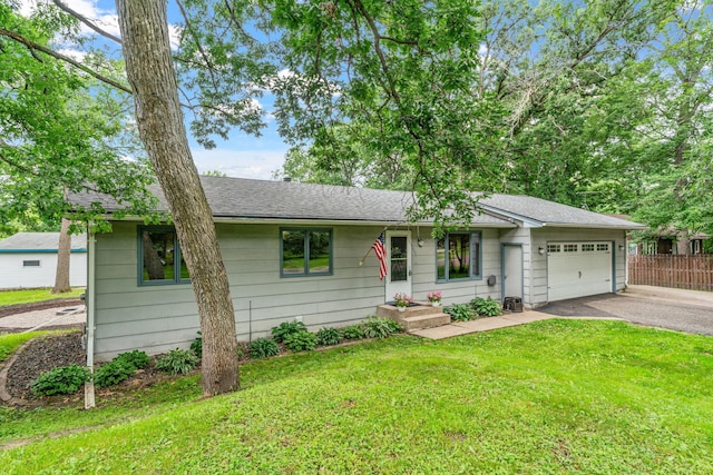 16724 Kenyon Cir NE, Ham Lake, MN 55304 - single story home with a garage, driveway, and a shingled roof