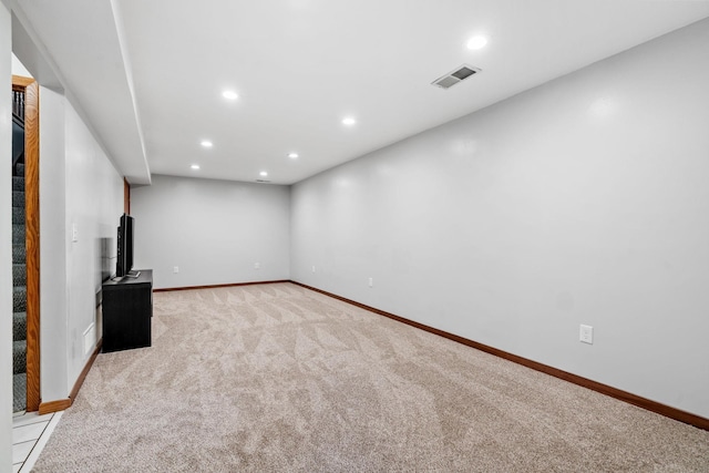 16724 Kenyon Cir NE, Ham Lake, MN 55304 - finished below grade area with light carpet and recessed lighting