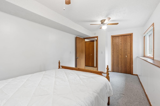 16724 Kenyon Cir NE, Ham Lake, MN 55304 - carpeted bedroom featuring ceiling fan