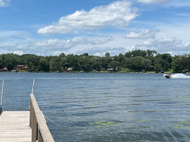 27862 Hidden Cove Rd, Collegeville, MN 56320 - dock area featuring a water view