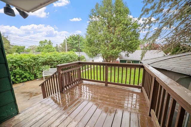 1027 Van Slyke Ave, Saint Paul, MN 55103 - view of wooden terrace