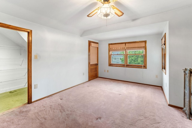 1027 Van Slyke Ave, Saint Paul, MN 55103 - unfurnished bedroom featuring carpet floors, baseboards, and a ceiling fan